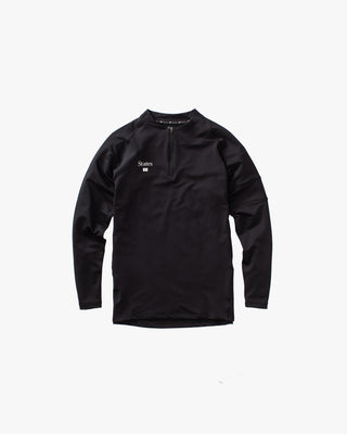 Quarter Zip Top- Black