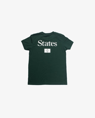 Youth States Tee - Forest Green