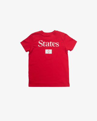 Youth States Tee - Red