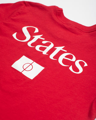Youth States Tee - Red