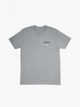 States Logo Tee - Heather Gray