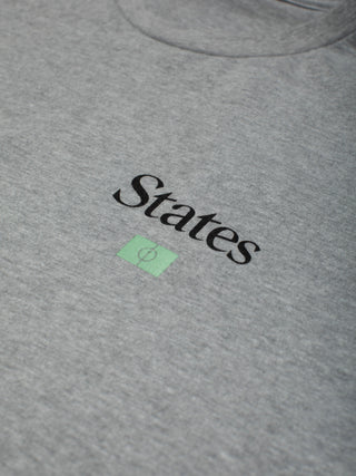 States Logo Tee - Heather Gray
