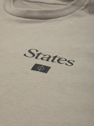 States Logo Tee - Warm Gray